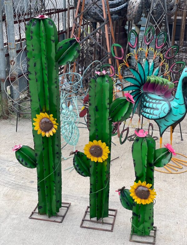 3 Piece Sunflower Cactus