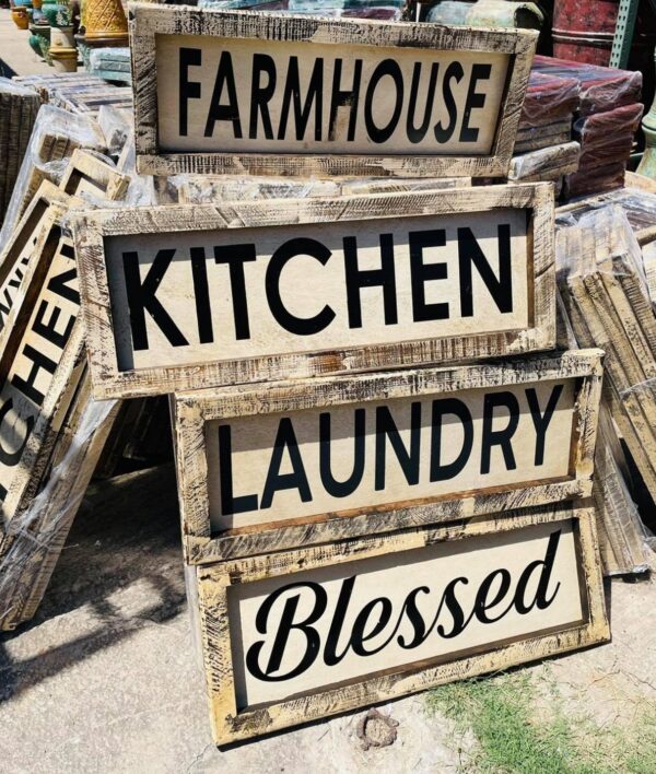"Blessed" Wooden Frame