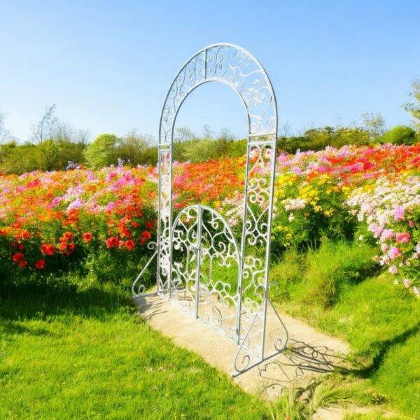 SCROLL GATED ARBOR