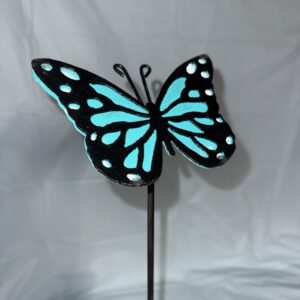 Item: 00100365.3B - Teal Butterfly stake
