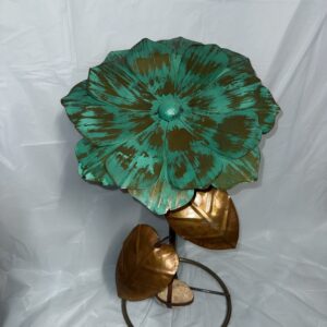 Item: 00100370.3B - Small Turquoise Bolt Flower