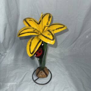 Item: 00100392B - Yellow Lily on rock
